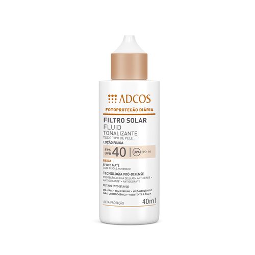 Filtro Solar Tonalizante FPS 40 Fluid